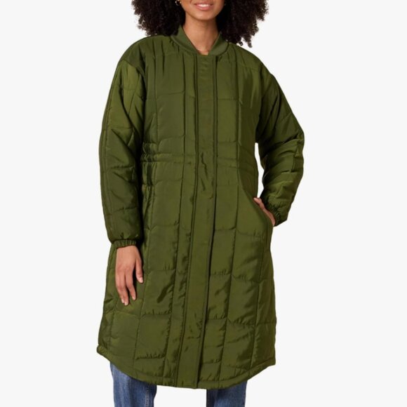 Amazon Essentials Women's Oversized Quilted Coat Plus Size 3X, NWT, Fall Jacket - Picture 1 of 9